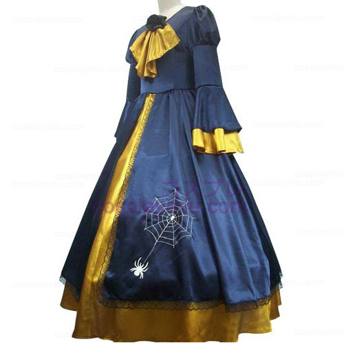Vocaloid Kagamine Rin blått och gult Cosplay Kostym