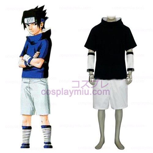 Naruto Sasuke Uchiha Cosplay kostym