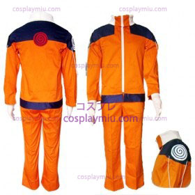 Naruto Uzumaki Cosplay Kostym och Set Tillbehör