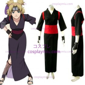 Naruto Shippuden Temari Cosplay kostym