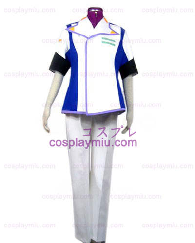 Gundam Seed MWU La Flaga Cosplay Kostym