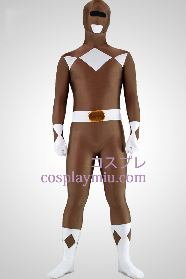 Mighty zentaiin Coffee Ranger Lycra Spandex Superhjälte Zentai Suit