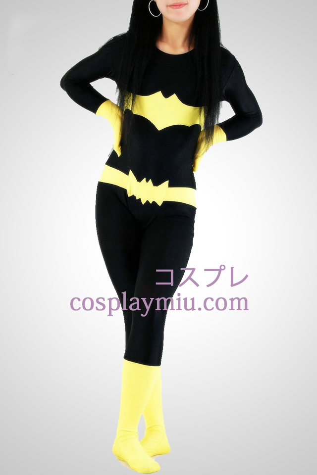 Bat Woman Lycra Superhjälte Catsuit
