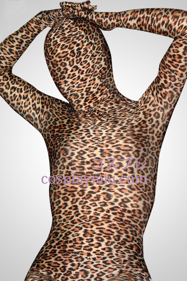 Leopard Spots Lycra Spandex Unisex Zentai Suit