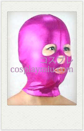 Rosa Kvinna Latex Mask med öppna ögon, näsa och mun