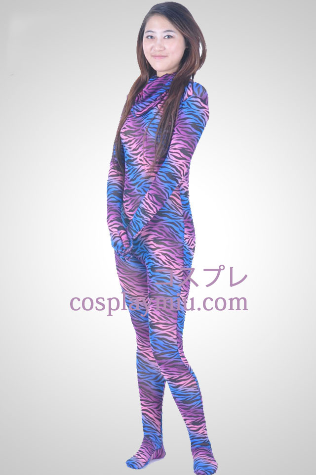 Multi-color Unisex sammet Zentai Suit